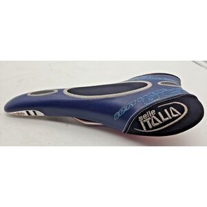SELLE ITALIA GEL BLACK VINTAGE SADDLE SEAT SEATPOST ROAD RACING BIKE Century 100